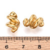 Twist Corrugated 304 Stainless Steel Beads STAS-T072-13A-G-3