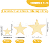 4Bags Acrylic Star Stickers DIY-GF0012-46A-2