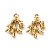 304 Stainless Steel with Crystal Rhinestone Charms RB-L002-02G-1