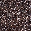 Transparent Colours Luster Glass Bugle Beads SEED-N005-001-A09-3
