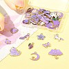 40Pcs 20 Styles Alloy Enamel Charms ENAM-FS0003-38A-10