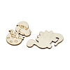 25Pcs Unfinished Wood Cutouts WOOD-P020-01C-2