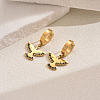 Metal Bird 201 Stainless Steel Hoop Earrings for Women Daily Versatile Jewelry SE6238-4-5