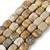 Natural Huanglong Jade Beads Strands G-D098-D10-2