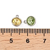Glass Charms STAS-P437-15B-P-3