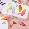 20Pcs 10 Styles Transparent Resin Big Pendants RESI-TA0003-25D-5
