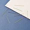 Brass Flat Head Pins X-KK-F824-114D-G-3