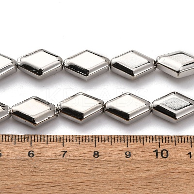 Electroplate Glass Beads Strands EGLA-H109-11D-1