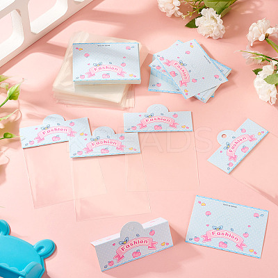100Pcs Paper Display Card Fashion Jewelry CDIS-TA0001-31A-1