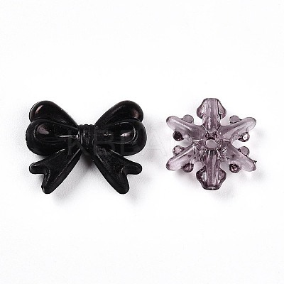 Transparent & Opaque Acrylic Beads TACR-T028-26A-1