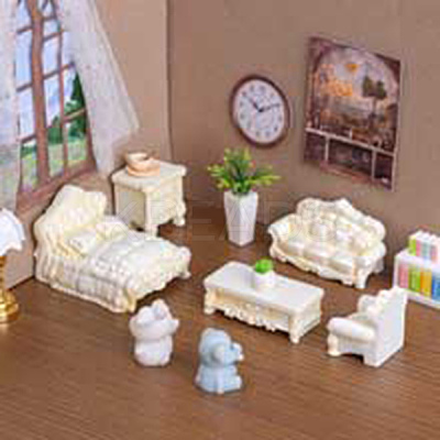 Resin Baroque Furniture Display Decoration DJEW-N004-19-1