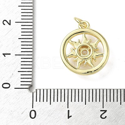 Brass Micro Pave Cubic Zirconia Pendants LS-KK-L248-15G-04-1