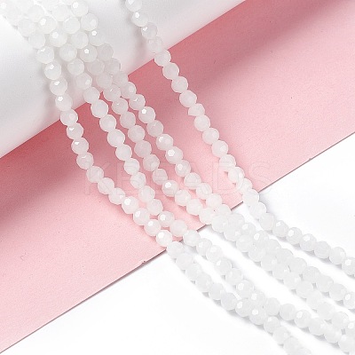Imitation Jade Glass Beads Strands EGLA-J042-4mm-30-1