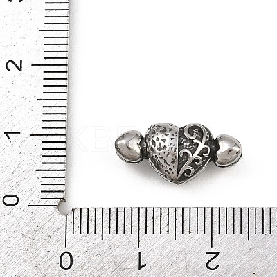 316 Surgical Stainless Steel Magnetic Clasps STAS-Z165-09AS-02-1