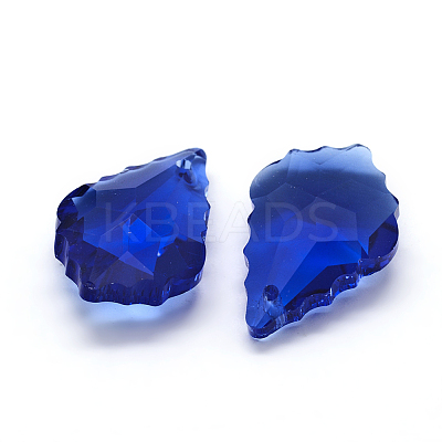 Faceted Glass Pendants X-GLAA-F068-C05-1
