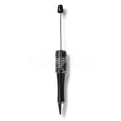 Plastic & Iron Beadable Pens AJEW-H147-01B-1