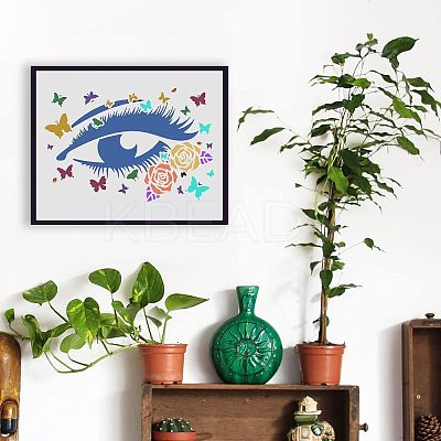 Plastic Reusable Drawing Painting Stencils Templates DIY-WH0202-267-1