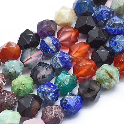 Natural Mixed Gemstone Beads Strands G-I213-21-1