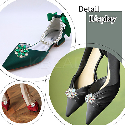 4Pcs 2 Colors Iron Shoe Buckle Clips FIND-AR0004-49-1