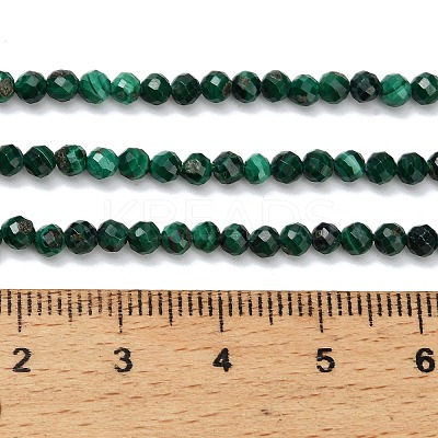 Natural Malachite Beads Strands X-G-C262-A02-3mm-1