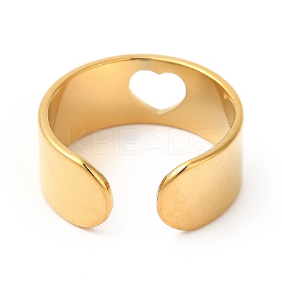 Ion Plating(IP) 201 Stainless Steel Ring RJEW-E063-05G-1