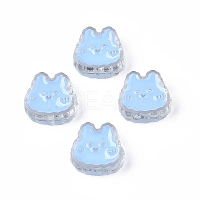 Transparent Acrylic Beads ACRC-S039-02-1