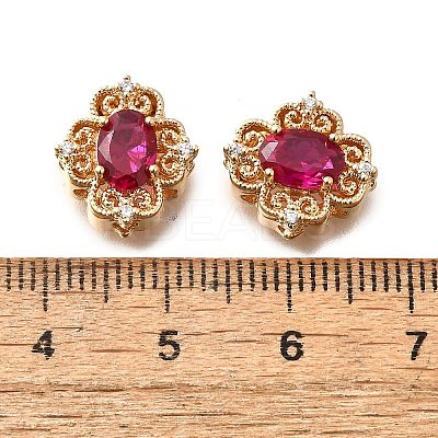 Brass Glass Beads KK-M318-46G-01-1