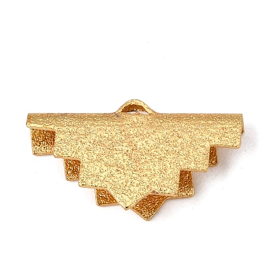 Brass Ribbon Crimp Ends X-KK-G385-01LG-1