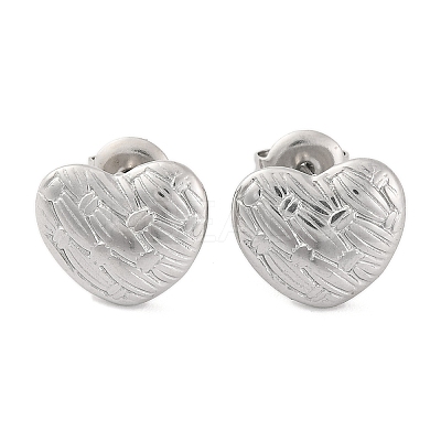 Non-Tarnish 304 Stainless Steel Stud Earrings for Women EJEW-N054-10P-1