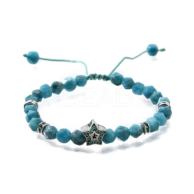 Brass Beaded Bracelets BJEW-Z094-03C-1