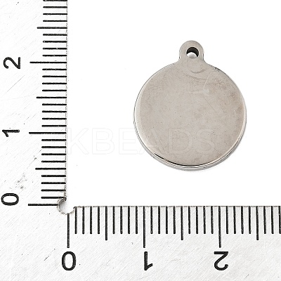 304 Stainless Steel Tibetan Style Pendants STAS-S185-06AS-A-1