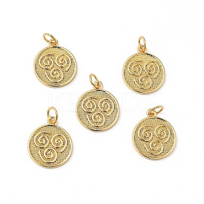 Rack Plating Brass Pendants KK-H431-39G-A-1