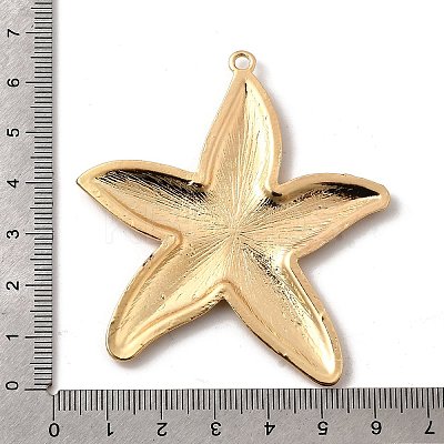 Brass Big Pendants KK-P321-01F-G-1