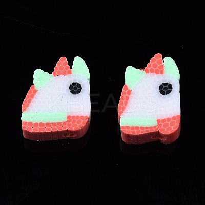 Handmade Polymer Clay Beads CLAY-N008-021D-1