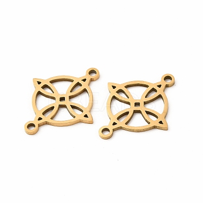 201 Stainless Steel Connector Charms STAS-K251-087G-1