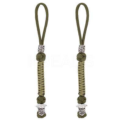 Handmade Nylon Parachute Cord for Men HJEW-WH0043-66AS-01-1
