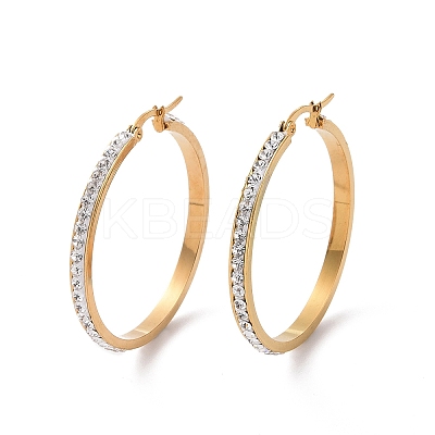 304 Stainless Steel Hoop Earrings EJEW-N0031-11G-01D-1