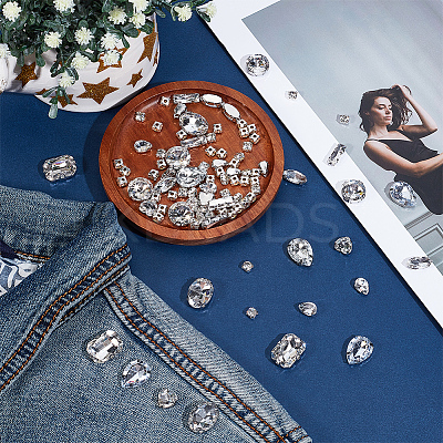 100Pcs Sew on Rhinestone GLAA-CY0001-01B-1