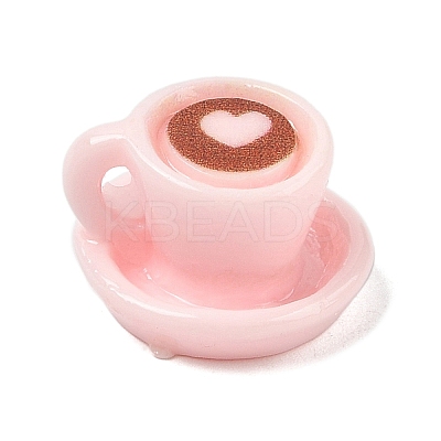 Resin Coffee Miniature Ornaments DOLL-P002-A04-1
