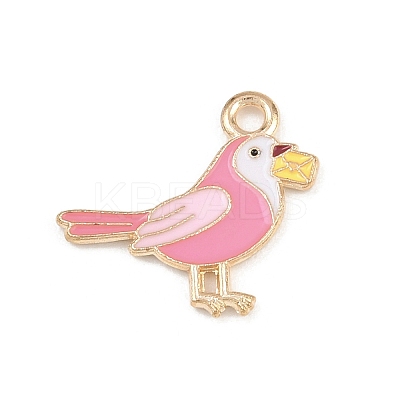 Valentine's Day Alloy Enamel Pendants ENAM-I084-01KCG-06-1