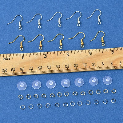 60Pcs Brass Earring Hooks DIY-FS0007-61-1