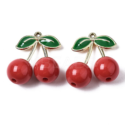 Alloy Enamel Pendants ENAM-N056-186-1