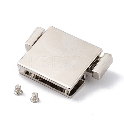 (Defective Closeout Sale: Scratch) Zinc Alloy Twist Bag Lock Purse Catch Clasps FIND-XCP0002-41-1