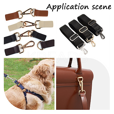 24Pcs 6 Colors Zinc Alloy Swivel Clasps FIND-SP0003-74-1