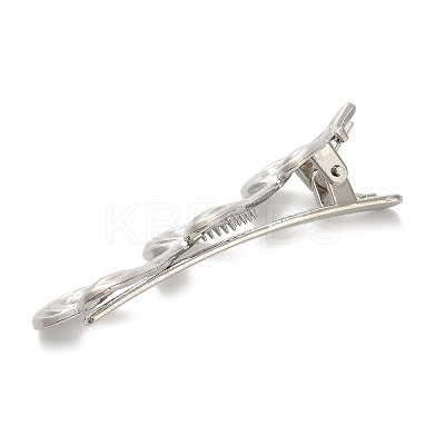 Alloy Alligator Hair Clips AJEW-A061-01E-P-1