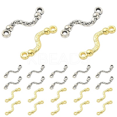 20Pcs 2 Colors Alloy Bar Connector Charmss FIND-YW0004-34-1