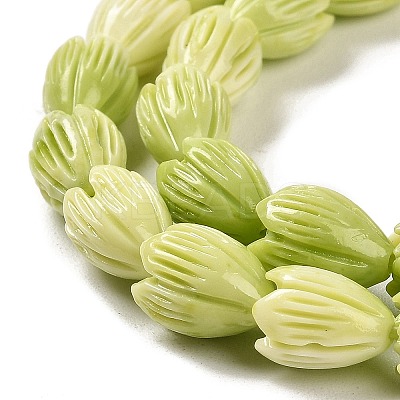 Synthetic Coral Dyed Beads Strands CORA-P008-04A-01-1