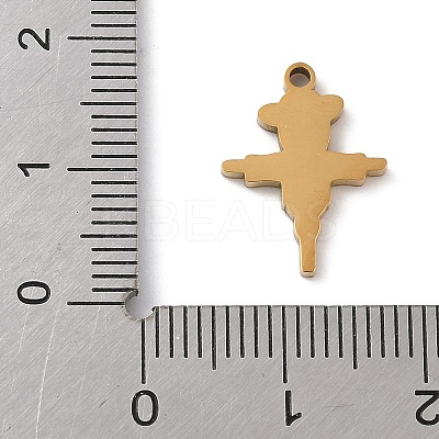 Christmas Themes 304 Stainless Steel Enamel Pendants LS-STAS-K312-04L-G-1