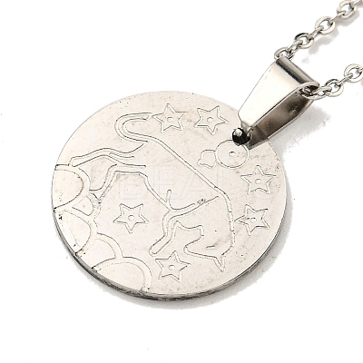 Non-Tarnish Constellation Pendant Necklaces LS-NJEW-S422-04P-02-1