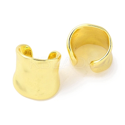 Brass Cuff Earrings Findings EJEW-I305-53G-1